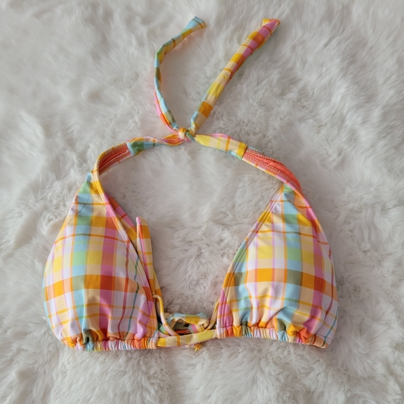 🍹BLEU ROD BEATTIE BIKINI HALTER TRIANGLE TOP SIZE 8 - Picture 4 of 7